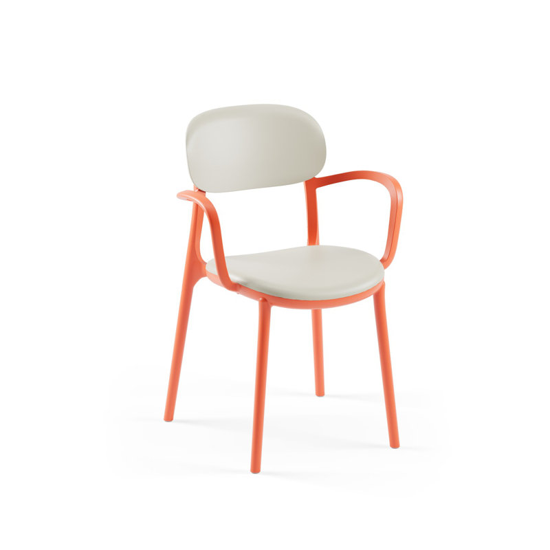 Tilia Ali Armchair, Beige/Orange