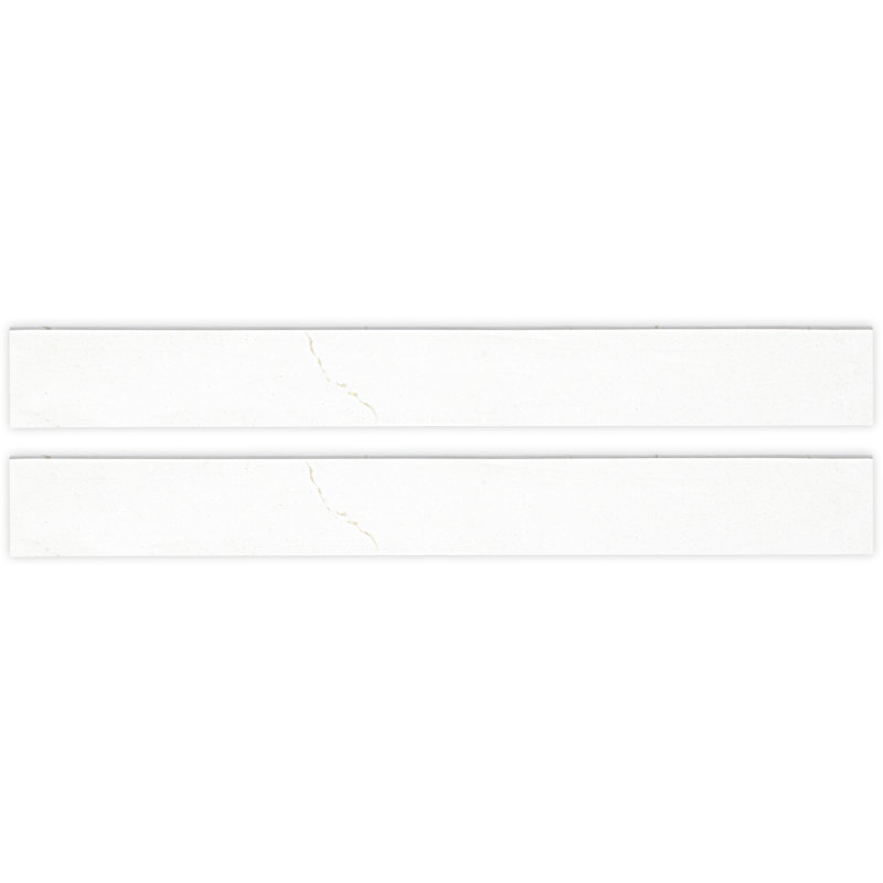Carreau de faïence en porcelaine mat 3 po x 24 po Belvia, Soleil
