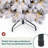 Pre-Lit Snow Flocked Christmas Tree-510852313