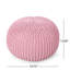 Pouf tricoté, sac de pois