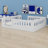 Wood Platform Bed With Guardrail-863194779