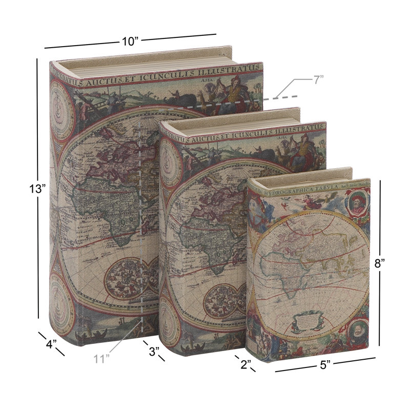 Ensemble de boîtes à livre 3 pièces