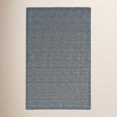 Kaden Smoke Hand-Woven Wool Shag Rug