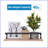 Floating Shelves Set of 2, 16.5”W x5.5”D Rustic Natural Wood Wall Mounted | Natural Wood | Metal &amp; Wood