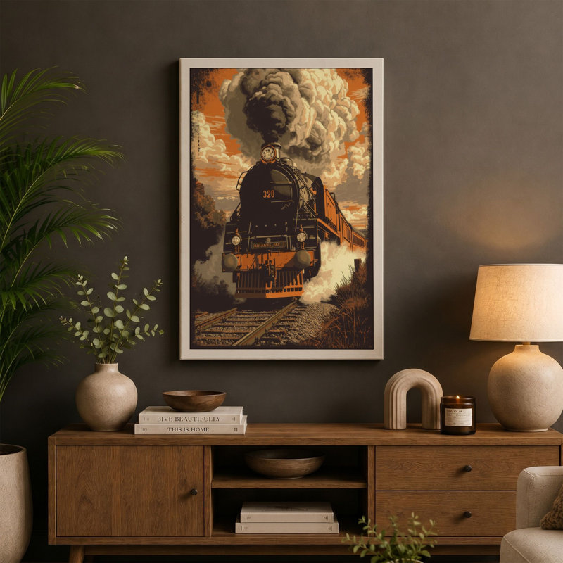 Print, Terracotta Border, 30x20 - 76.2 x 50.8 cm