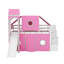 Lit mezzanine simple avec tente et tour