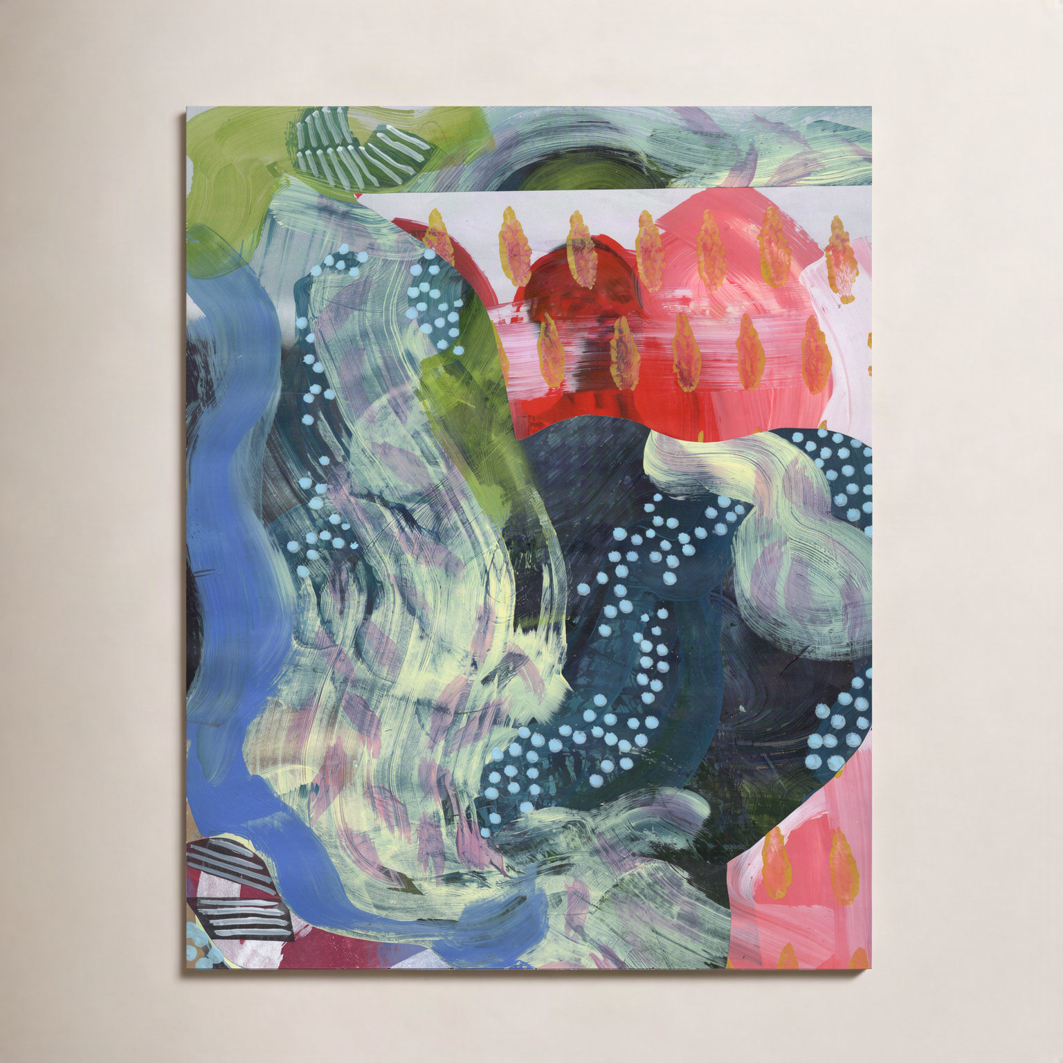Bosc De Les Fades II Print by K'era Morgan, Black Canvas Floater Framed, No Mat, 40" H x 30" W