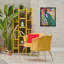 "Bundle of Florals & Peacock", art mural sur toile flottante, design par Robin Maria-366418513-366418512