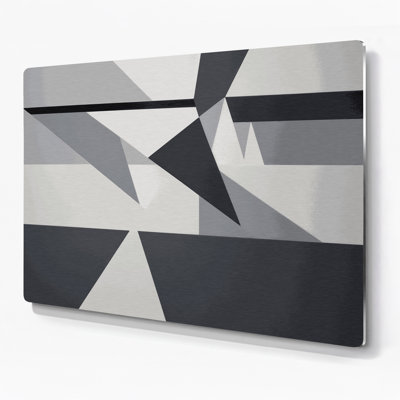 Minimalisme, art mural brun en métal 75