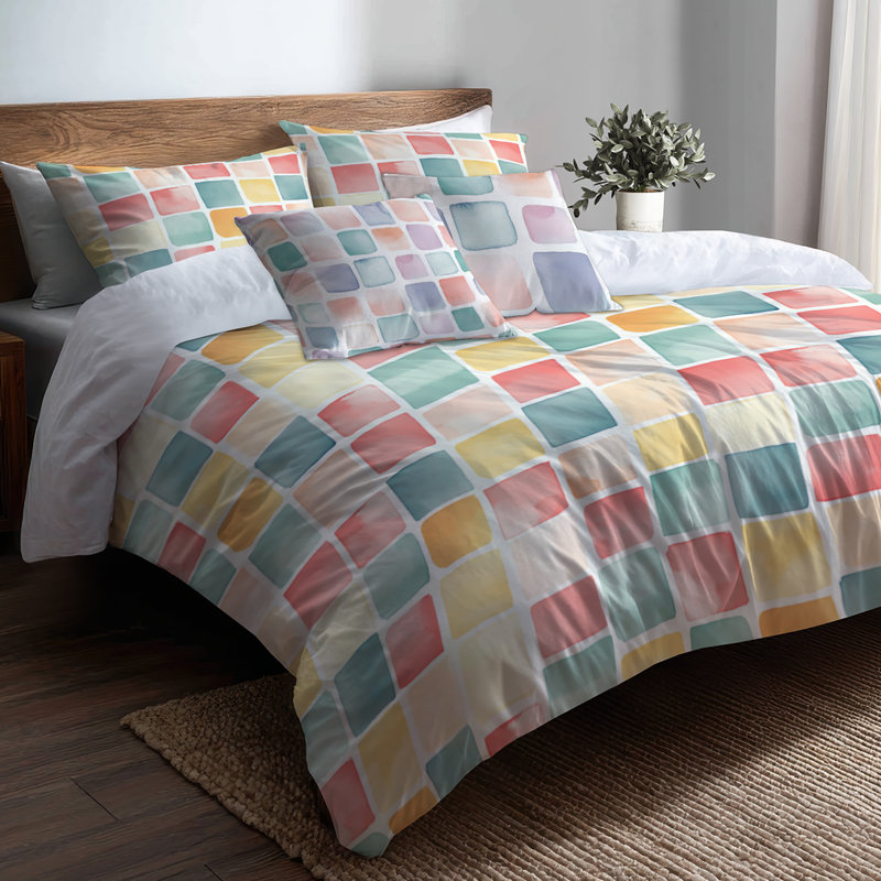 Ensemble de housse de couette et de coussins décoratifs pour enfants Treats Bedding, Très grand lit