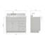 Ensemble de meuble-lavabo simple 43 po Hamlet-70317113