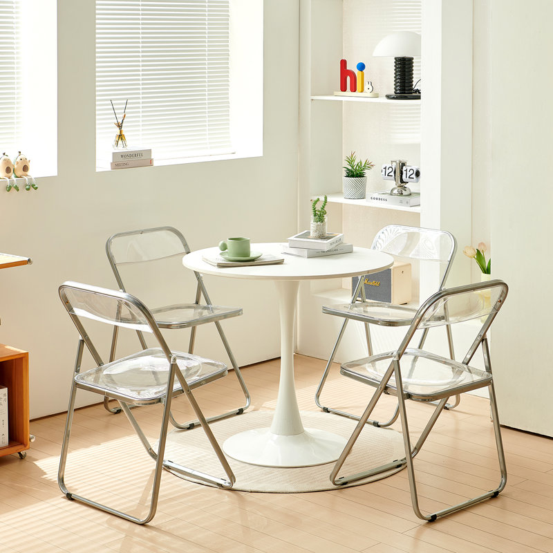 Centwane Plastic Stackable Folding Chair Folding Chair Set