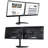 Mount-It Full Motion Adjustable Double Monitor Desk Stand | Fits 21 - 32 In. Computer Screens