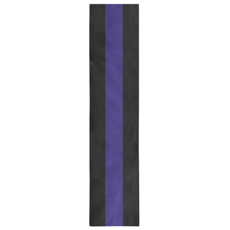 Cleveland Football Stripes Table Runner, 72" L x 16" W, Black/Purple