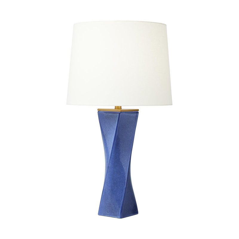 Lagos Table Lamp, Frosted Blue