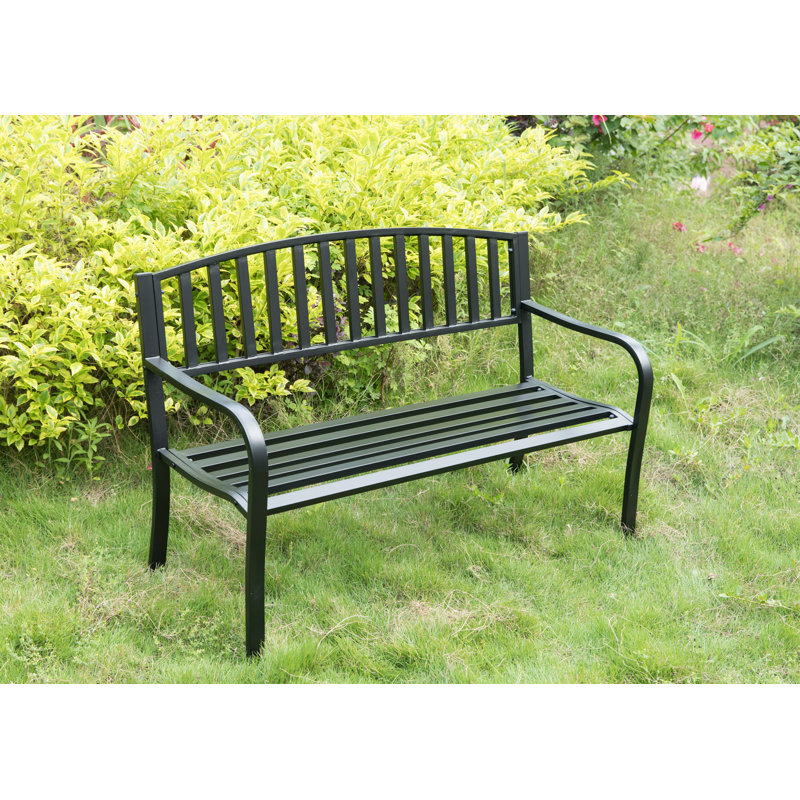 Banc de parc en acier Barty