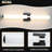 Dimmable LED Vanity Light Fixture With Acrylic Shade - Modern Bathroom Sconce For Mirror, Bedroom, And Living Room - Energy Efficient 36W 3000K Lighting-50450816-50450823