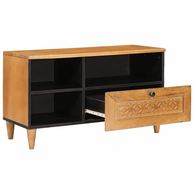 Unfinished TV Stand, Light Brown