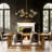Burness 15 - Light Sputnik Modern Linear Modern Glass Bubble Dining Chandelier