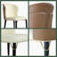 Chaises de salle à manger en cuir de luxe moderne