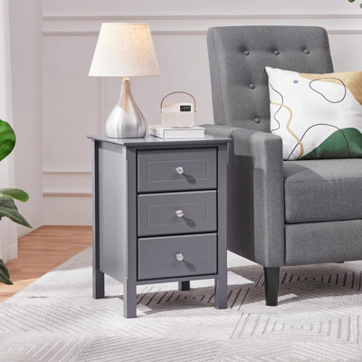 40cm W Manufactured Wood Bedside Table