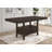 Arlyle 78-inch Extension Counter Dining Table Cappuccino