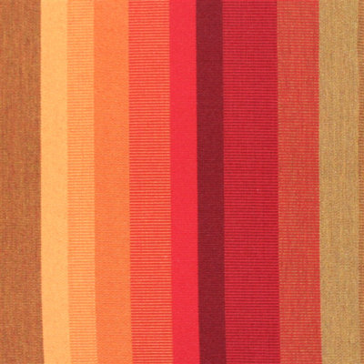 Sunbrella Fabric Astoria Sunset Red Striped Outdoor Patio Garden Polyester Filled Square Throw Pillow Cover & Polyester Insert