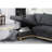 83.84" Sectional In Dark Gray With Storage Chaise, Sleeper & 17.75" Seat Height Reversible Chaise And Option