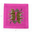 Serviette de table en satin de coton Leopard-390801340