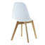 Mingus Plastic Dining Chairs with Solid Wooden Legs - Retro Side Chair for Dining Room Kitchen Living Room Office-1765017604-1837013396