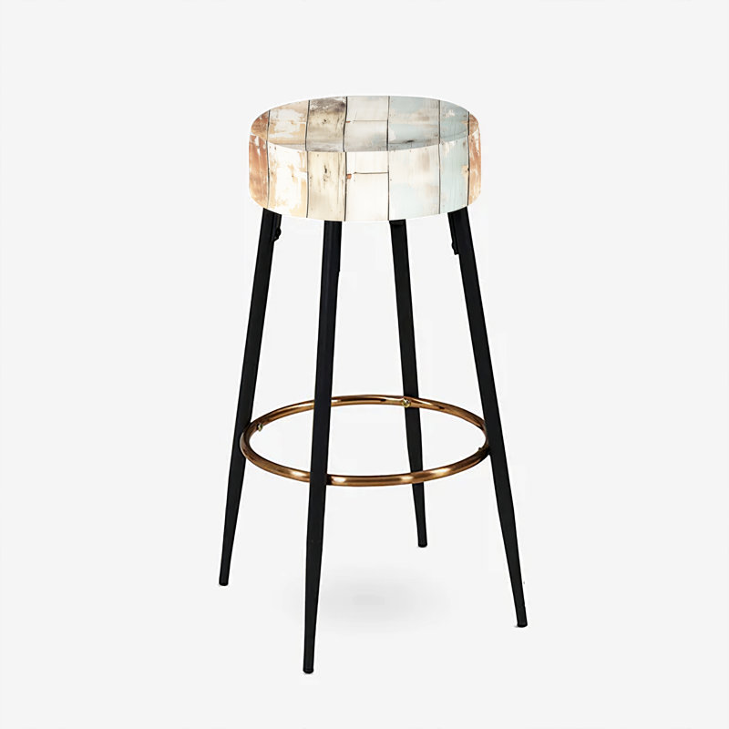 Ensemble de 2 tabourets de bar style rustique Farmhouse