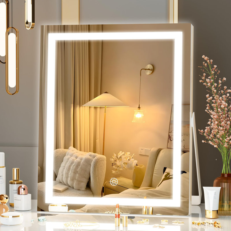 Maaha Metal Rectangle Floor Mirror, 12" x 10"