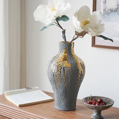 Vase 9,1 x 9,1 x 16,3 po pour décoration intérieure