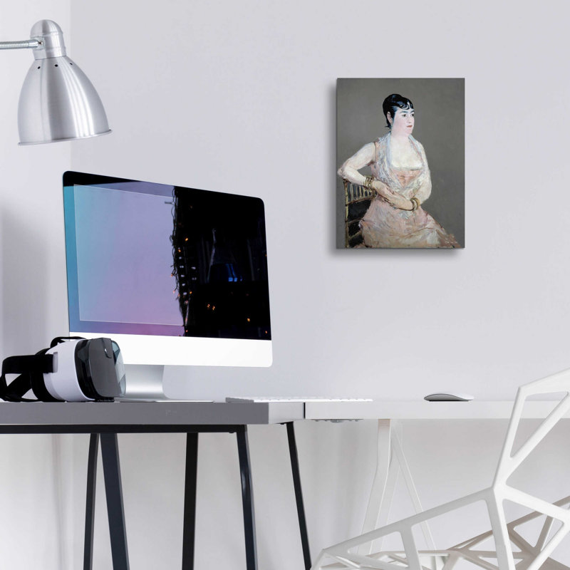«Lady In Pink» par Stellar Design Studio, H 16 po x l 12 po x P 0,13 po