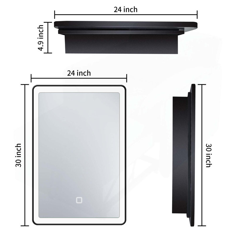 Versatile Wall Mounted Bathroom Cabinet with Advanced Functions