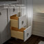 Base de meuble-lavabo Poplin® 48 po avec pieds de meuble, 2 portes et 6 tiroirs-319028202