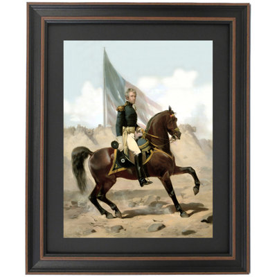 General Andrew Jackson At The Battle Of New Orleans By Alonzo Chappel