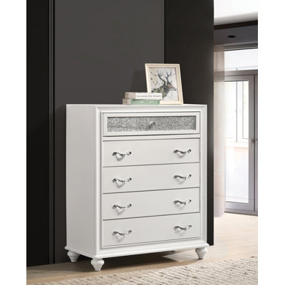 Shala 35.1'' W 5 - Drawer Dresser