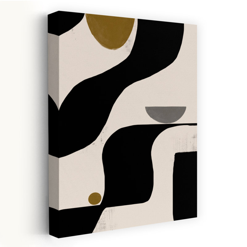 Art contemporain abstrait géométrique contemporain, H 48 po x l 32 po