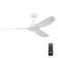 Ventilateur de plafond blanc 52 po avec lumière DEL ajustable Honeywell Sirro-124238664-124238665