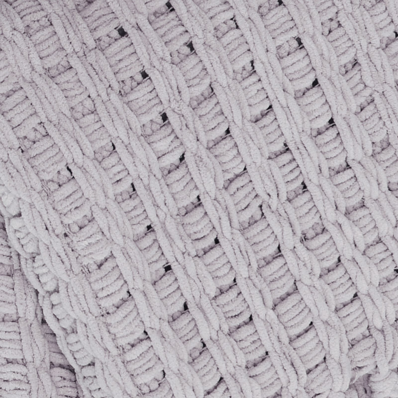 Jeté tricoté Space Yarn, Lilas, 50 po x 60 po