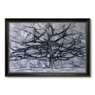«The Grey Tree» par Piet Mondrian sur toile encadrée sur mesure