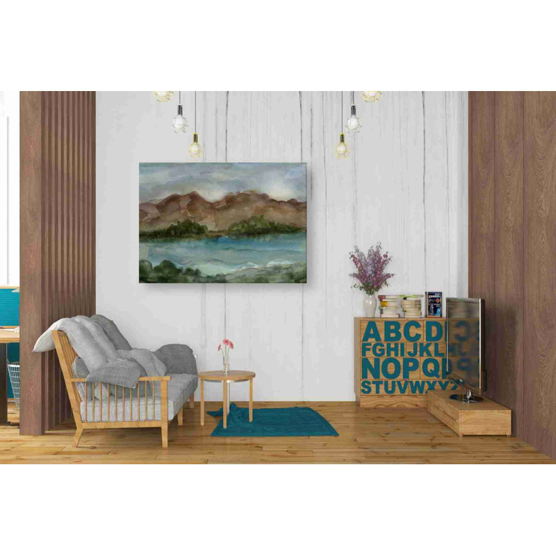 «Loon Peak®« Plein Air Landscape IV »par Ethan Harper, art mural sur toile, H 26 po x l 34 po x P 1,5 po