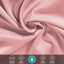 Satin Silk Pillow Cases Pack of 2 Super Soft Smooth Pillow Covers Breathable Hypoallergenic Envelope Closure-1637978143
