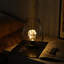 Metal Cordless Table Lamp Cage Shape Battery Operated Lamp with Warm Fairy Lights Bulb-78933293