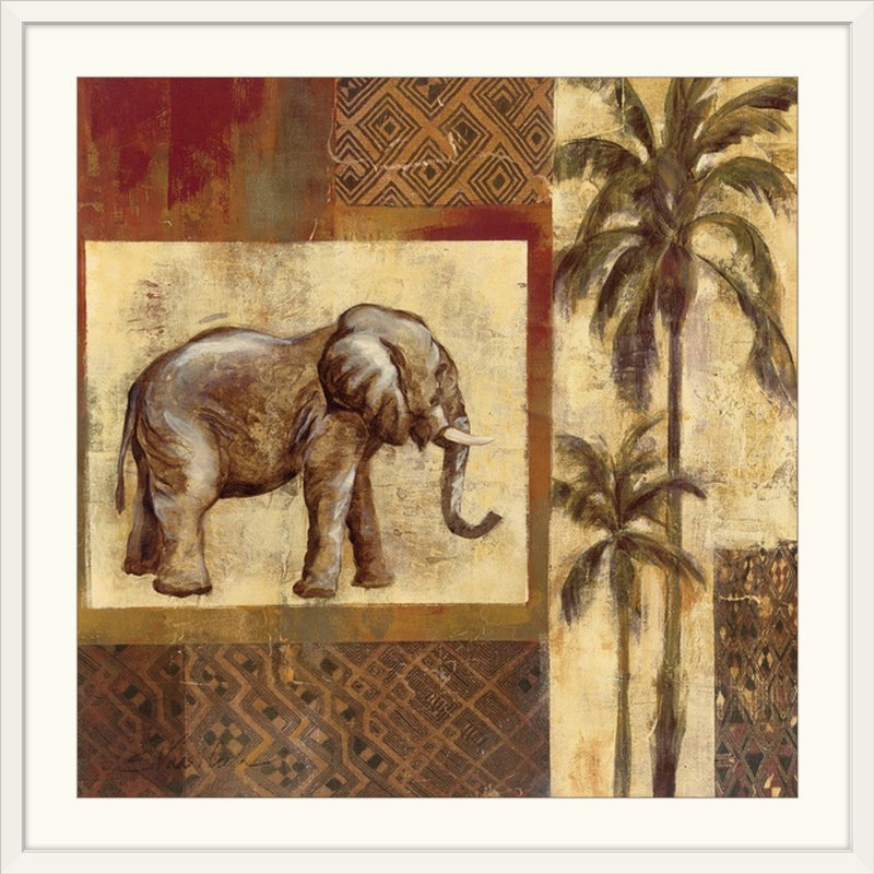 «Safari Sketches I» par Silvia Vassileva - impression, H 35 po x l 35 po x P 0,75 po, Toile