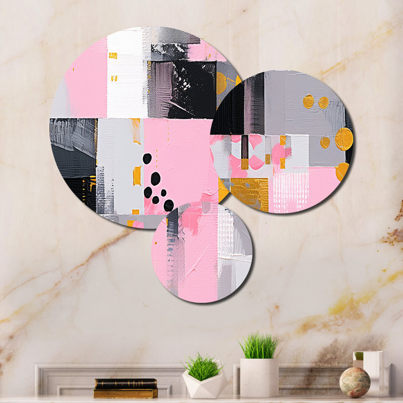 Abstract Wall Decor on Metal