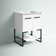 Gerard 24'' Single Bathroom Vanity with Porcelain Top
