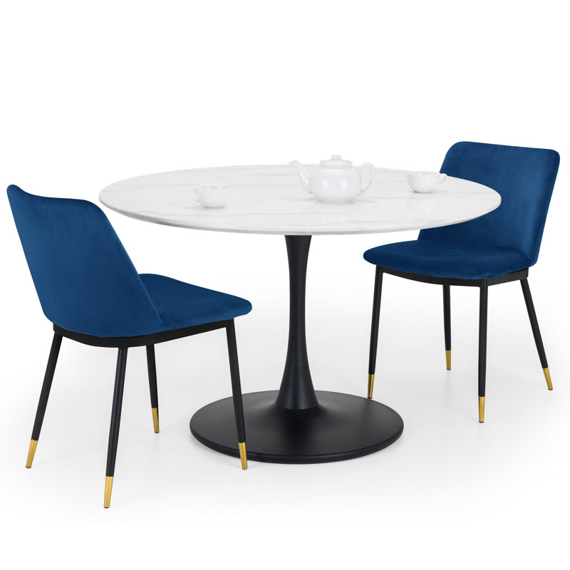 Gerson 2 - Person Dining Set, Blue