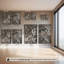 «Midnight Petal Dance», ensemble de 2 impressions sur toile-207298950-207299070-207299059